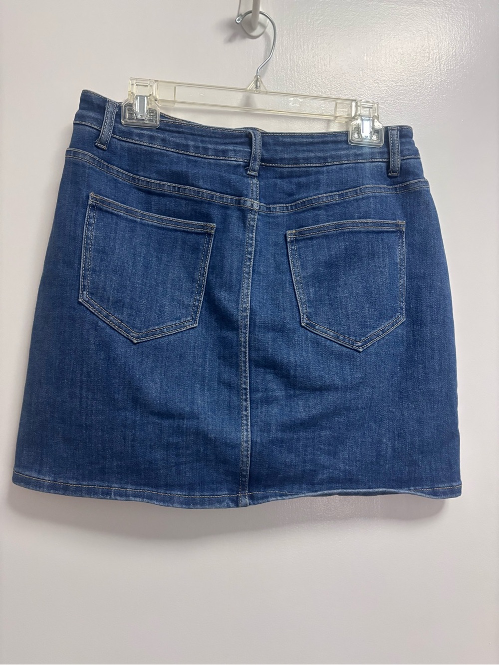 Classic Blue Denim Mini Skort - Picture 2 of 4